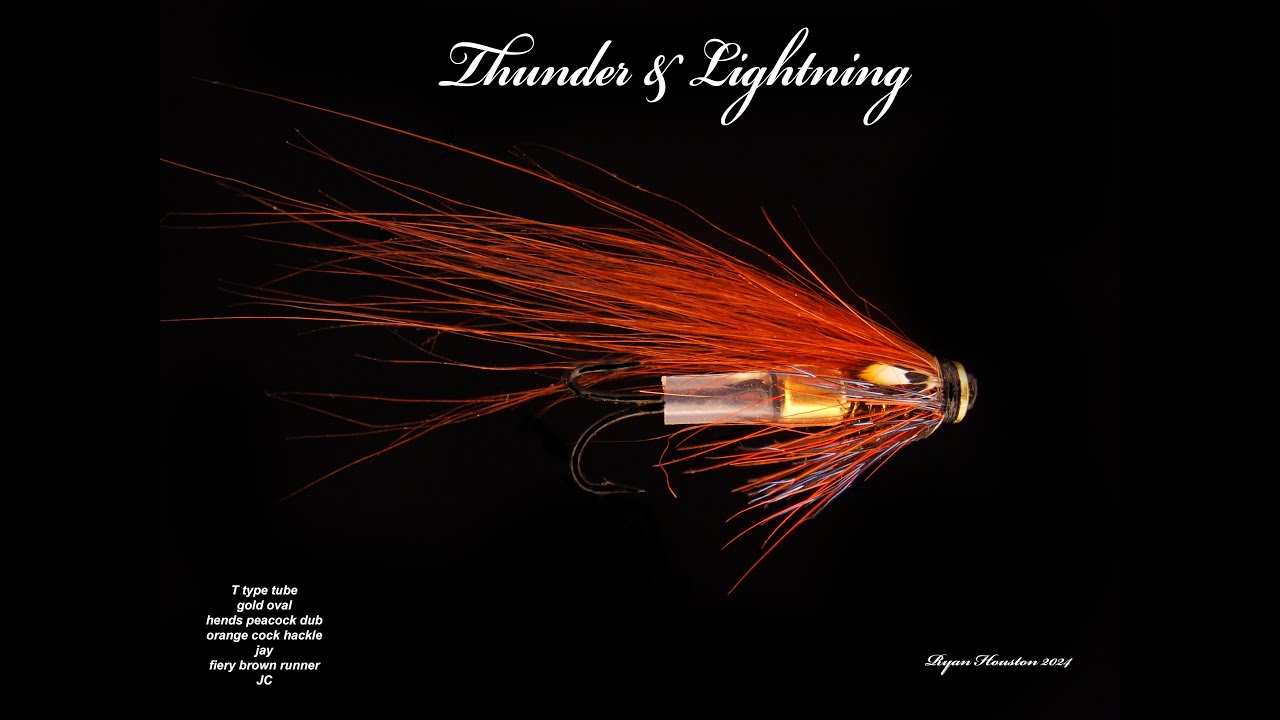 TYING A THUNDER AND LIGHTNING T TUBE SALMON FLY WITH RYAN HOUSTON