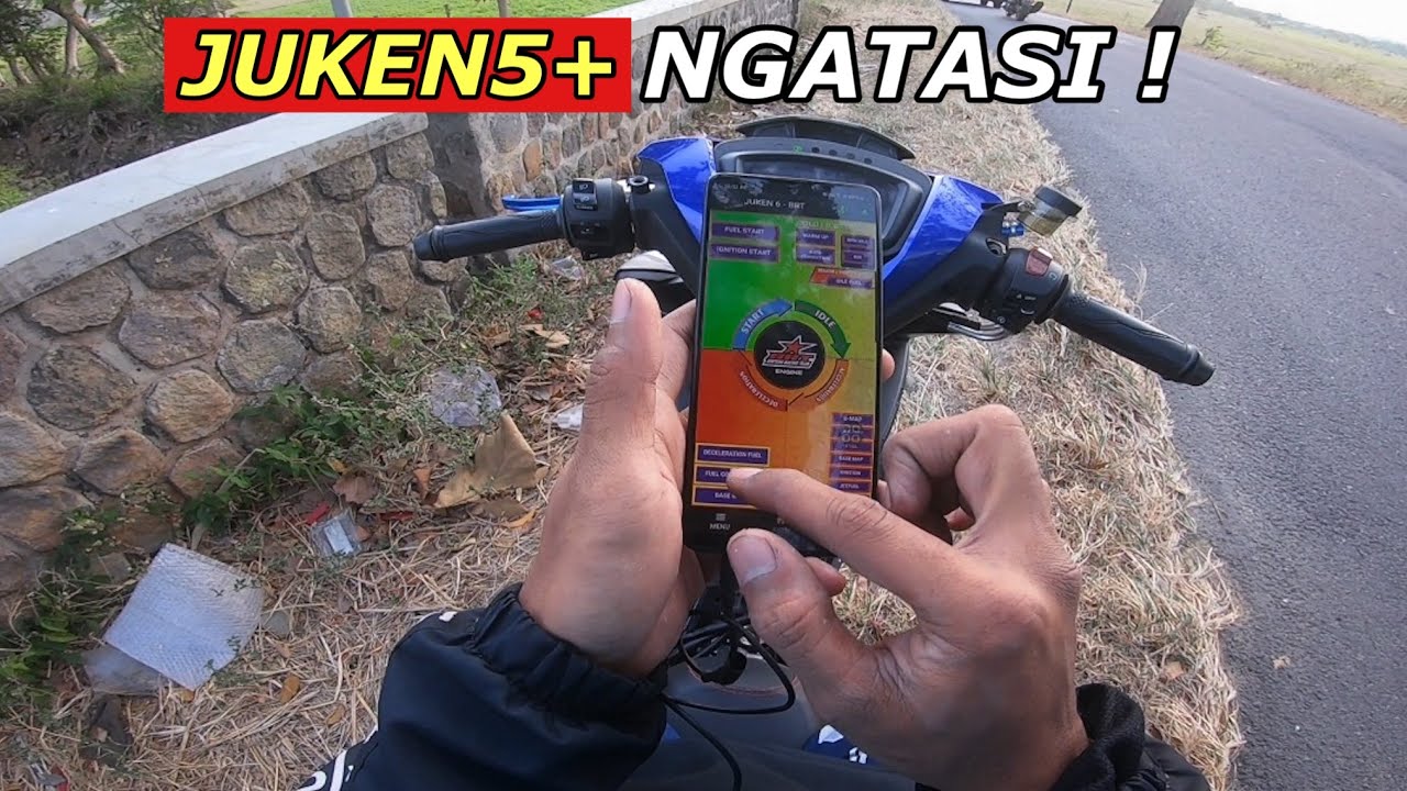 Setting jalan MX KING 250cc sebelum dikirim ke konsumen