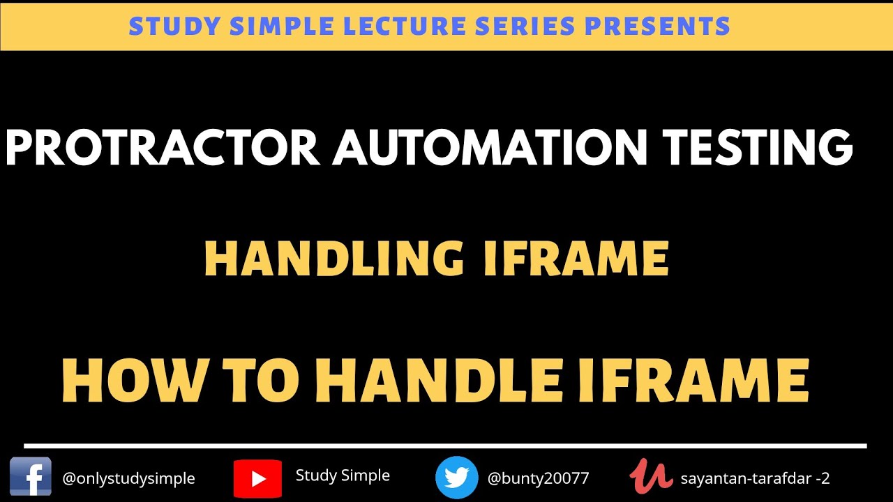 How to handle iframe | Protractor Handling Iframe | Protractor tutorial |