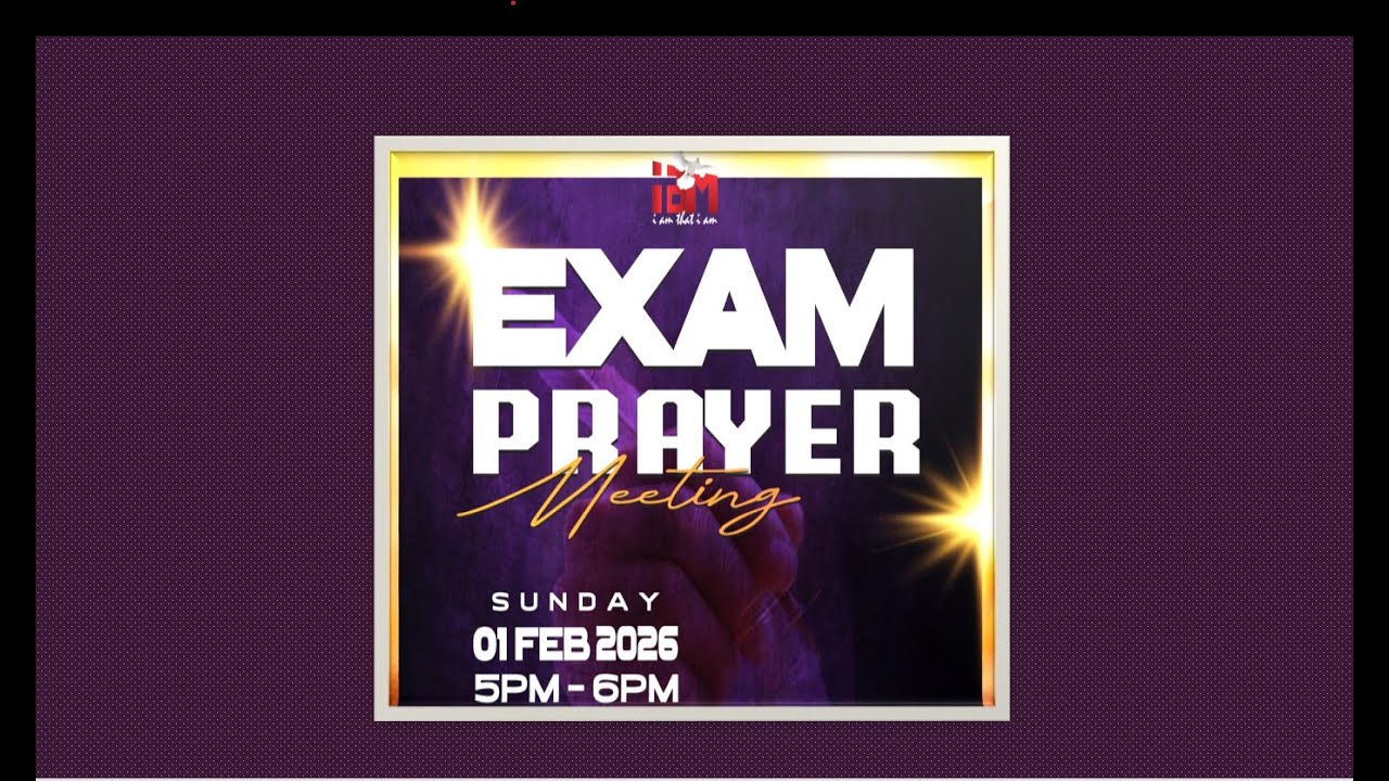 Special Exam Prayer  | Pr. David L. Franklin | 1st February 2026 | Indian Apostolic Mission Church