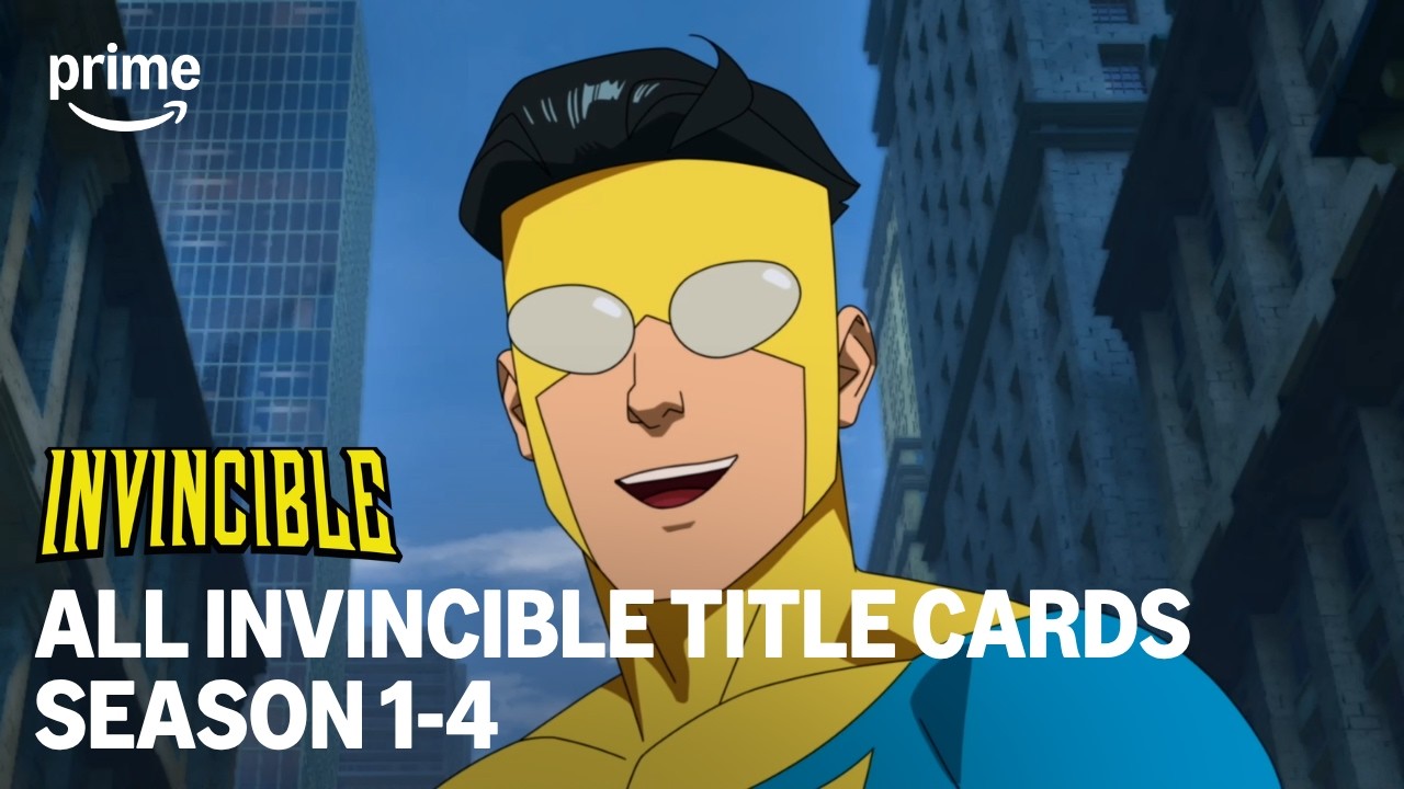 All Invincible Title Cards | Invincible | Prime Video