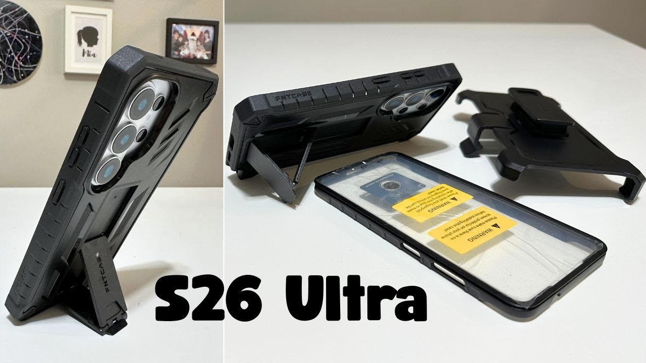 Чехол-подставка FNTCASE для Samsung Galaxy S26 Ultra с креплением на пояс | Полный обзор
