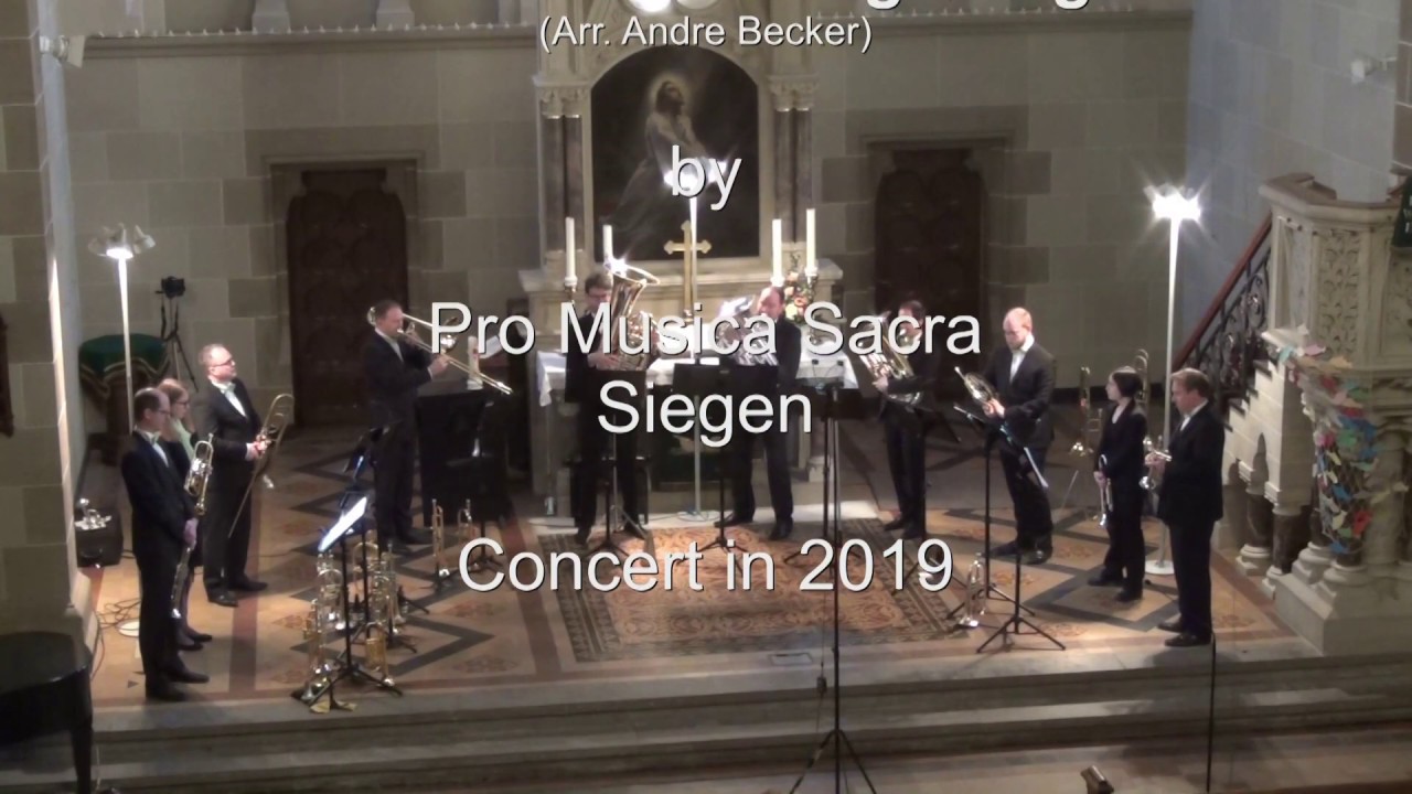 Verleih uns Frieden gnädiglich, played by pro musica sacra Siegen