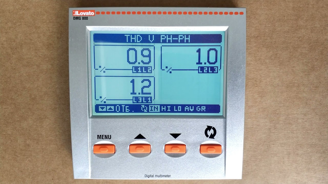 Огляд функціональних можливостей цифрового мультиметра DMG800 Lovato Electric