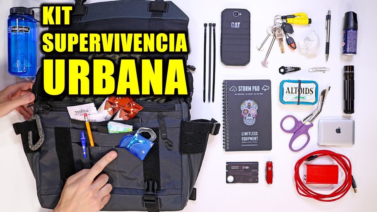 KIT DE SUPERVIVENCIA URBANA PARA APOCALIPSIS ZOMBIE | KIT EDC