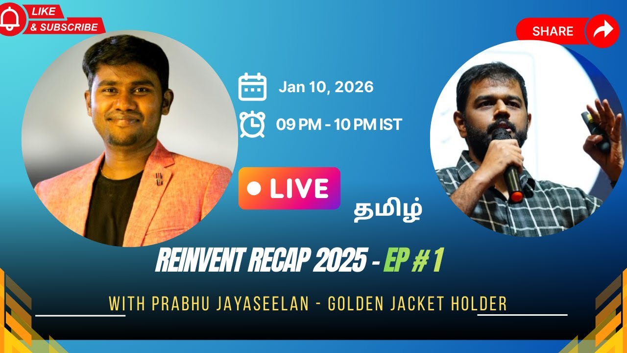 🎰 Las Vegas to Namba Tamil: The Ultimate AWS re:Invent 2025 Deep Dive! ☁️ 📱