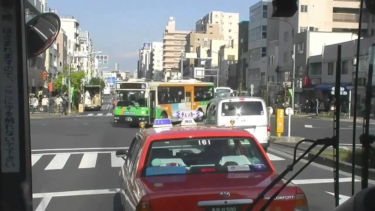 都営バス 都08 日暮里駅⇒錦糸町駅 前面展望 K-X297