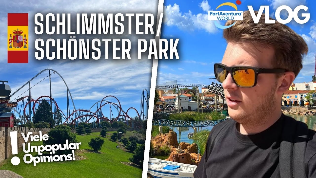 Einer der SCHÖNSTEN und SCHLIMMSTEN Parks Europas!? Unpopular Opinions! | PortAventura | VLOG #34