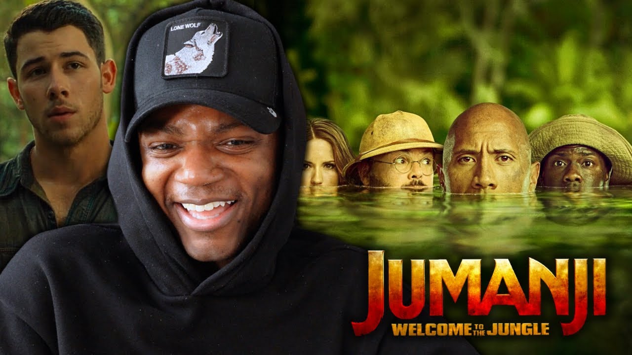 first time watching JUMANJI: WELCOME TO THE JUNGLE and trying to keep my composure!! 