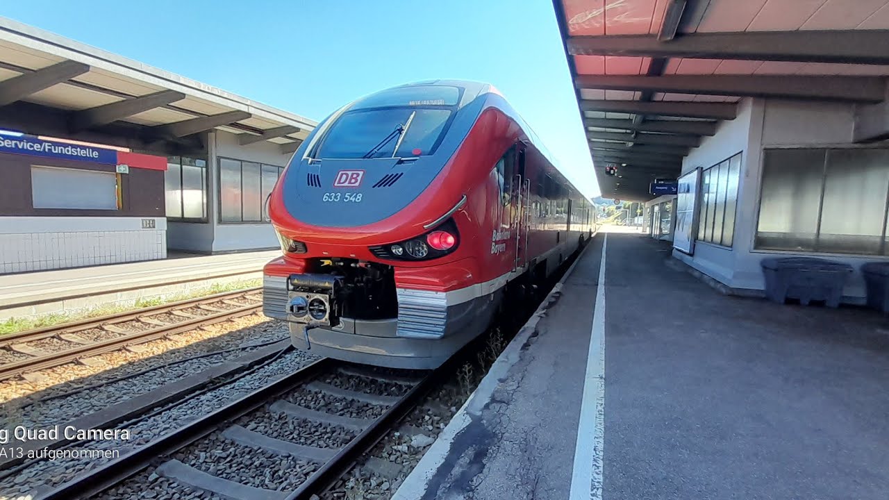Vollgasmitffahrt im Pesa Link von Kempten Hbf nach Hergatz mit Motorstart Und SOUND