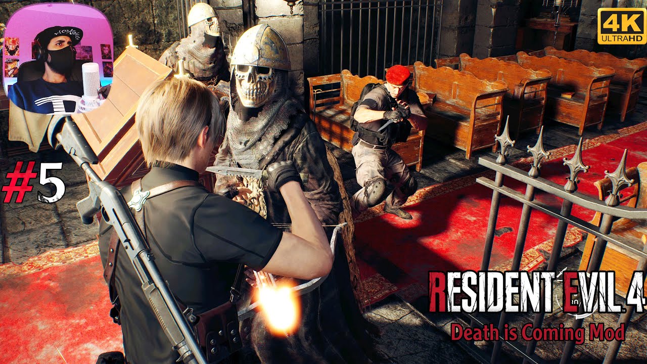 تختيم رزدنت ايفل ٤ ريميك (مود الموت قادم)| Resident Evil 4 Remake (Death is Coming Mod) #5