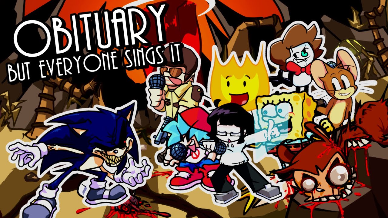 FNF OBITUARY BUT EVERYONE SINGS IT | Season 2 and Series Finale