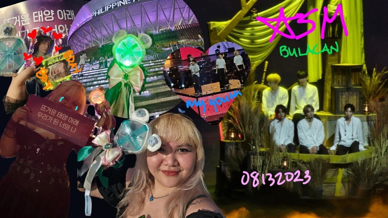 [모아로그] ACT: Sweet Mirage BULACAN | txt concert | very loud concert vlog (TAT)