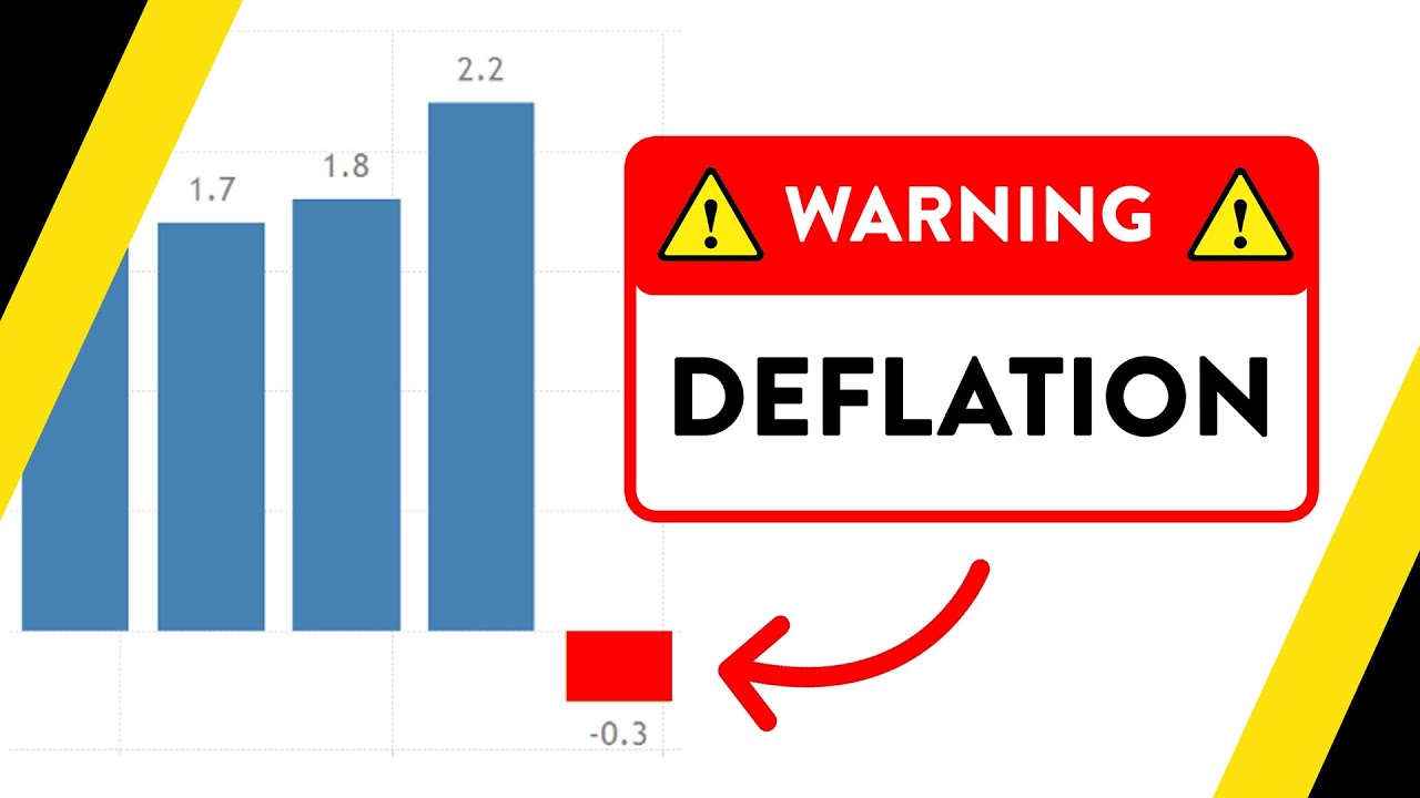 We're in DEFLATION for the first time in 22 years.