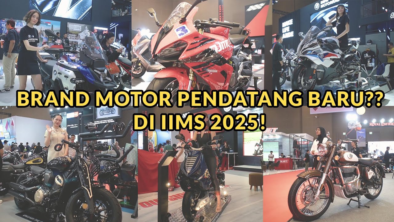 IIMS 2025 BANYAK MOTOR BRAND BARU! KEEWAY BENELLI QJMOTOR SCOMADI ROYAL ENFIELD BMW KAWASAKI- PART 1