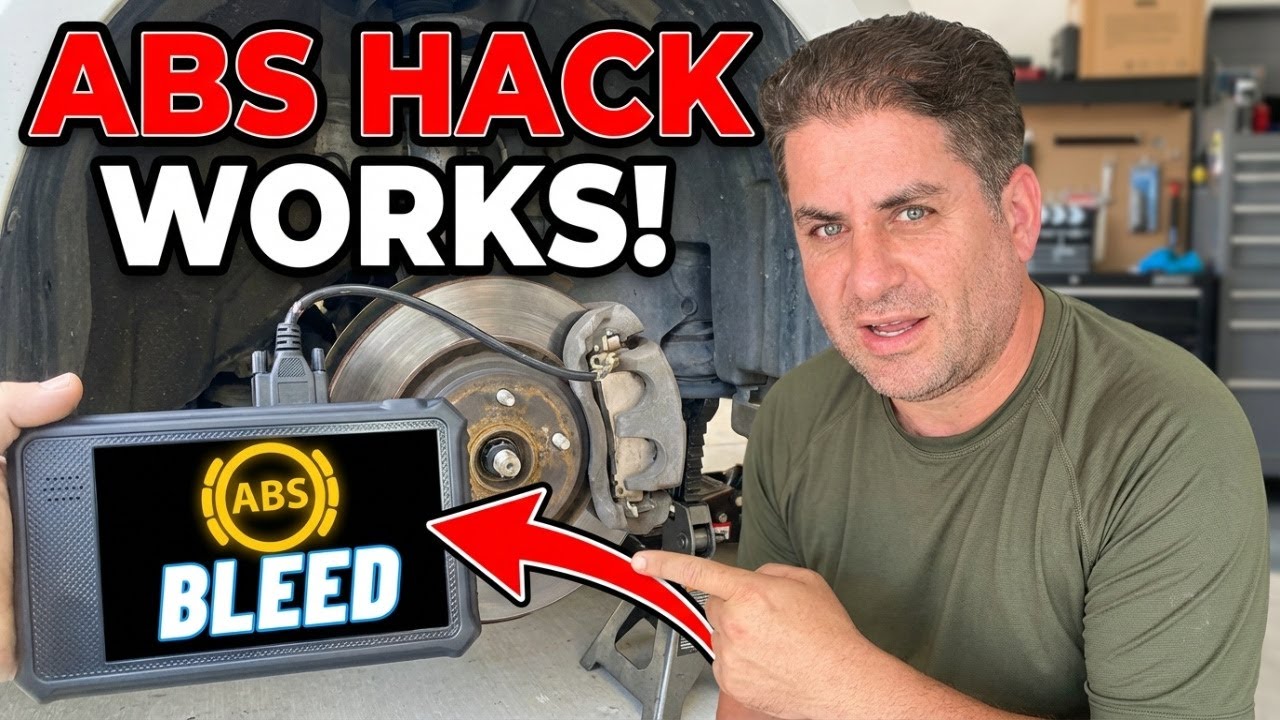 How To Bleed ABS with a OBD2 Scanner▶️ One Person Brake Flush