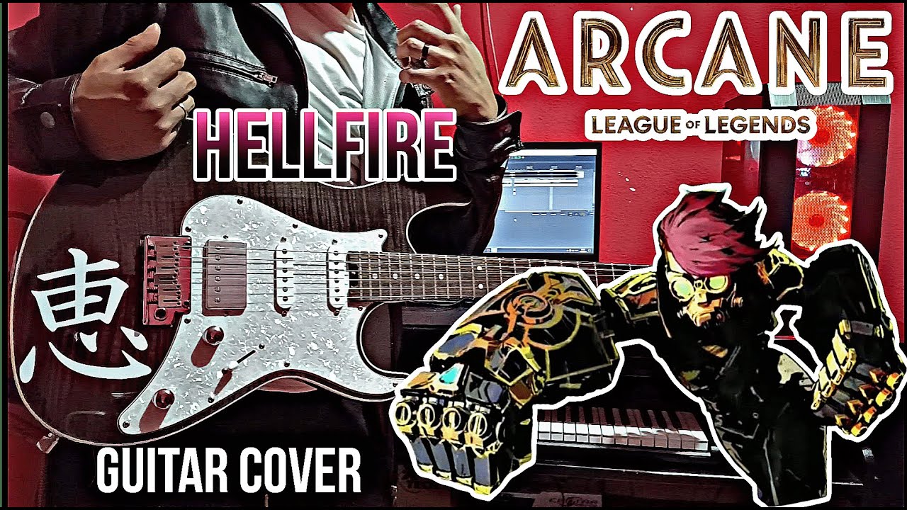Hellfire - Fever 333 GUITAR COVER (Arcane Season 2 OST) Season 2 Episode 3 Opening Escene Soundtrack