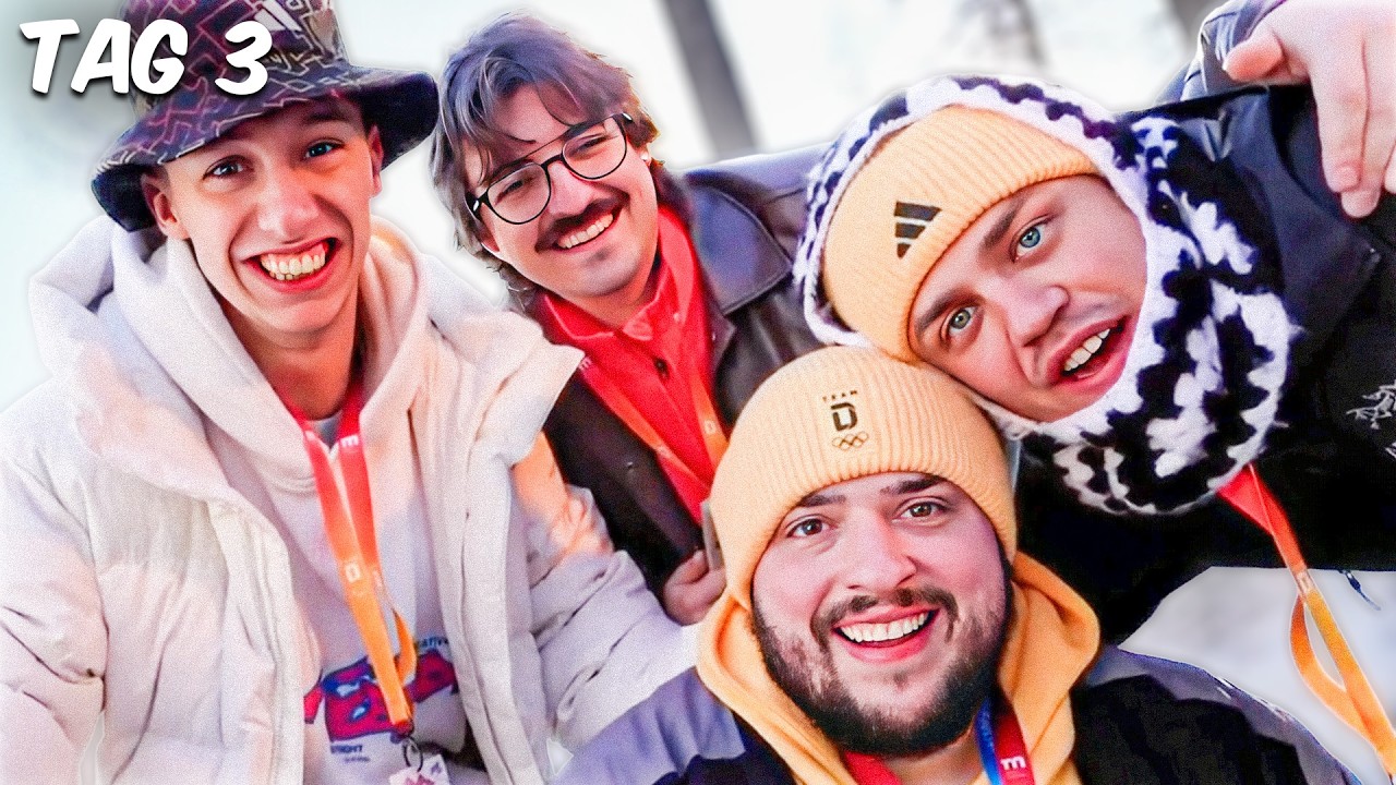 Die ganze Truppe macht Olympia unsicher..