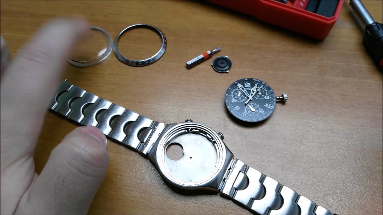 Как разобрать и починить Swatch Irony