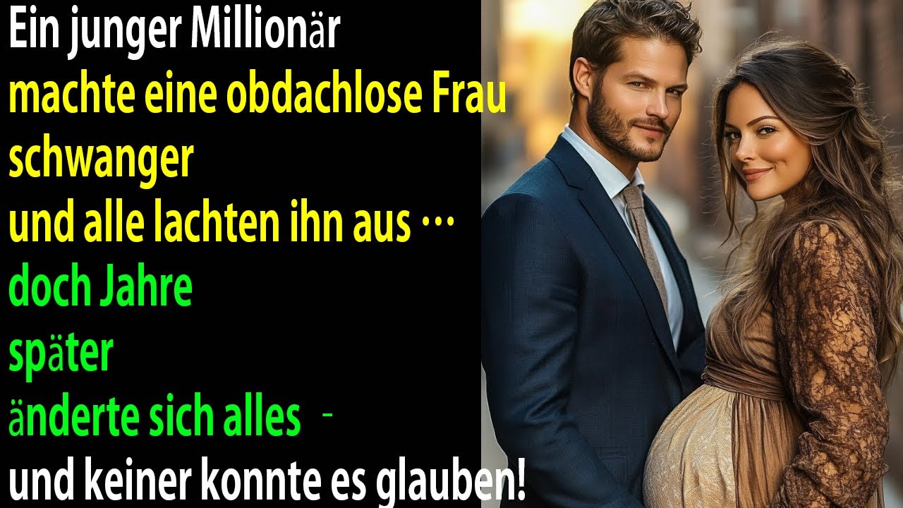 Obdachlose wird vom Millionär schwanger – Jahre später kehrt er zurück…