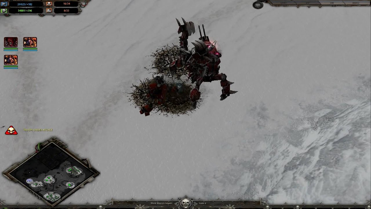 Warhammer 40k DarkCrusade - Dreadnought vs Chaos Defiler