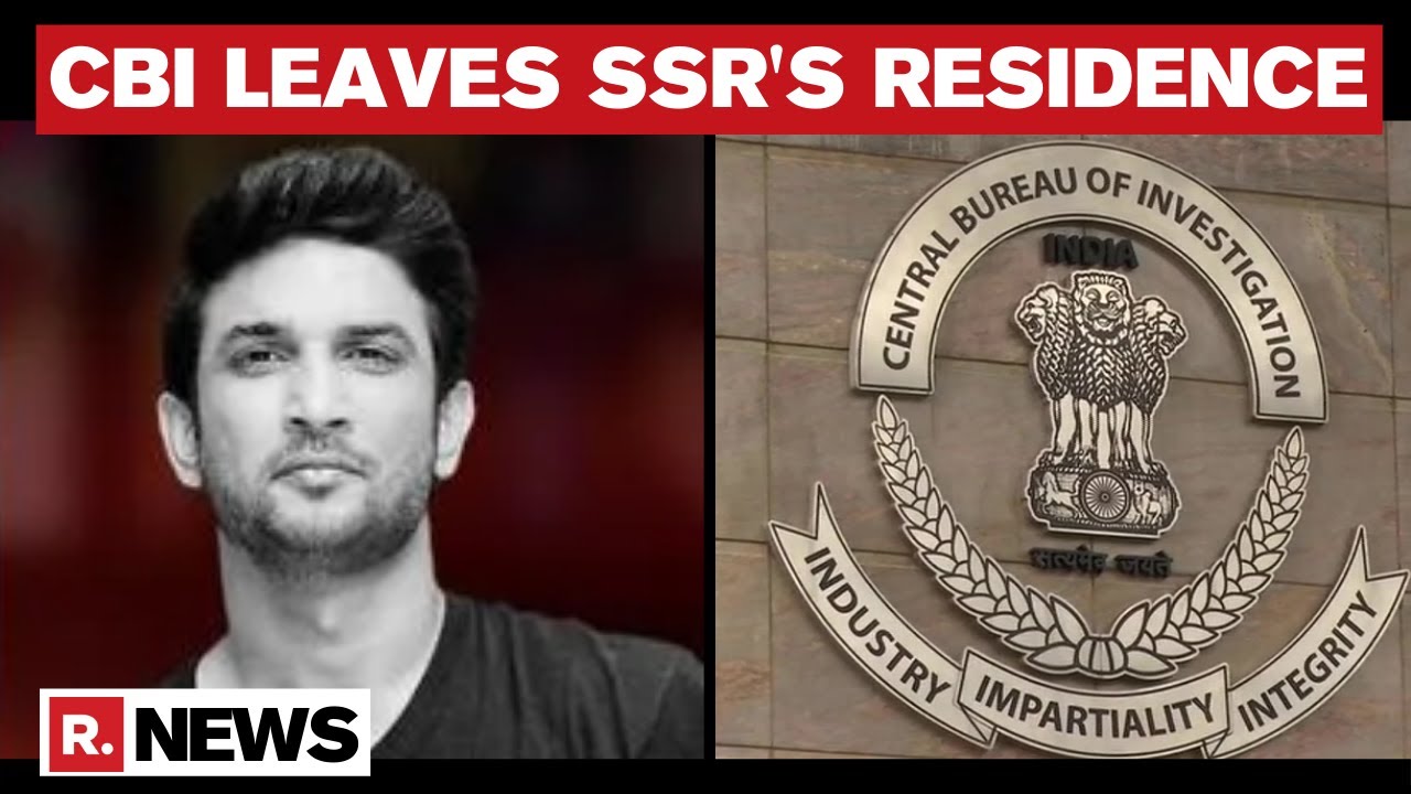Sushant's Case: CBI Team Leaves Late Actor's Residence After Investigation Of Over 5 Hours