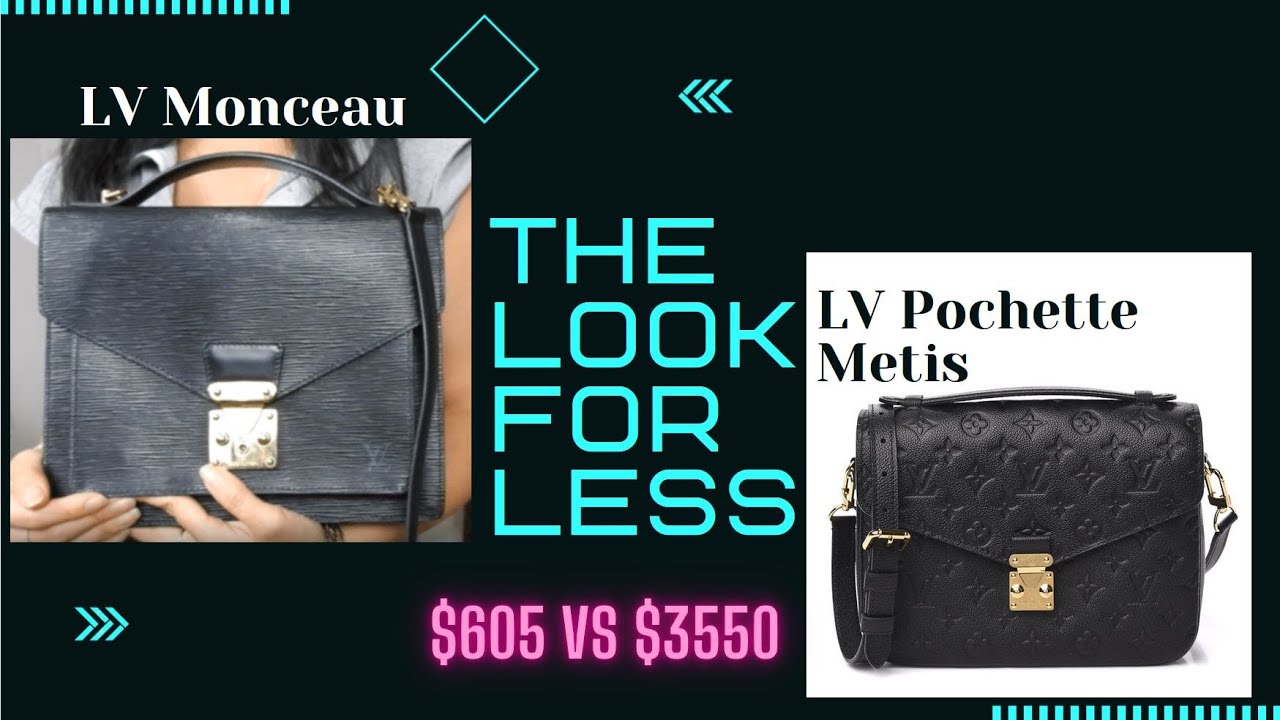 Cheaper Vintage LV Alternative To The LV Pochette Metis? Louis Vuitton Monceau Bag