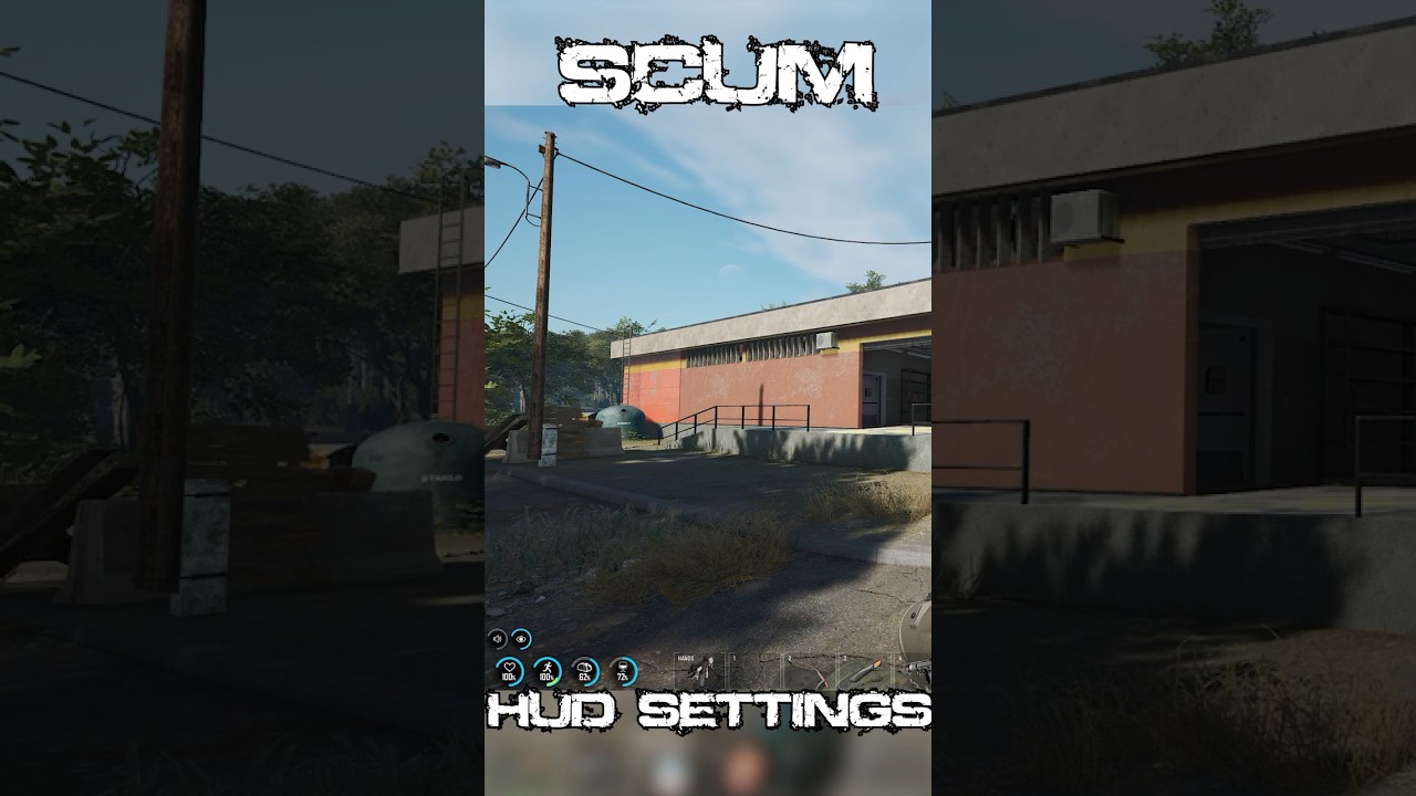 Cool SCUM Hud Setting You Might Not Know About  #scum #survivalmode