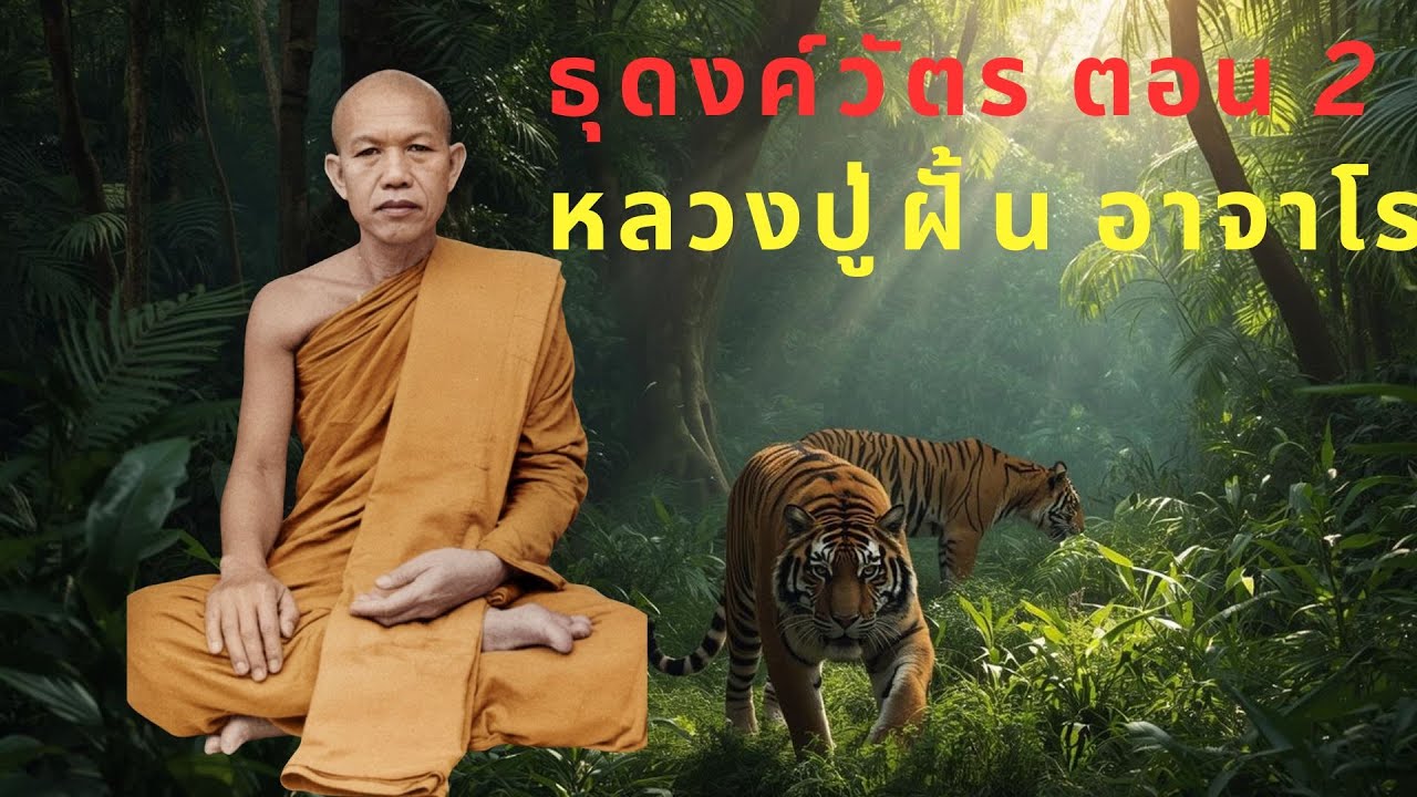 หลวงปู่ฝั้น ประวัติ และ ธุดงค์วัตร ตอนที่ 2