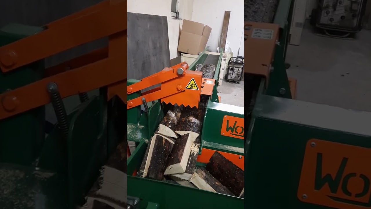 Hydrauliczna piła do opału zrzyn tartacznych rozpalki WojTECH