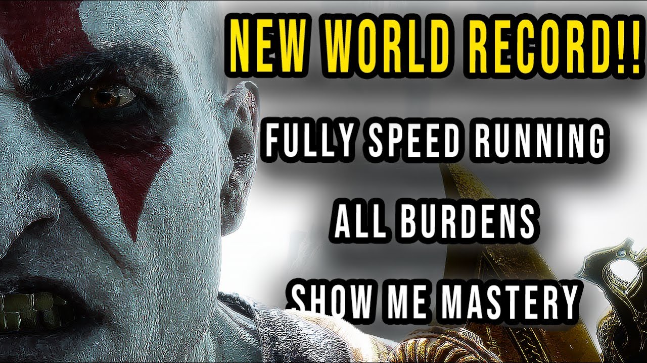 WORLD RECORD!! Fully Speed Running God of War Valhalla in 18:32 on Hardest Difficulty + All Burdens!