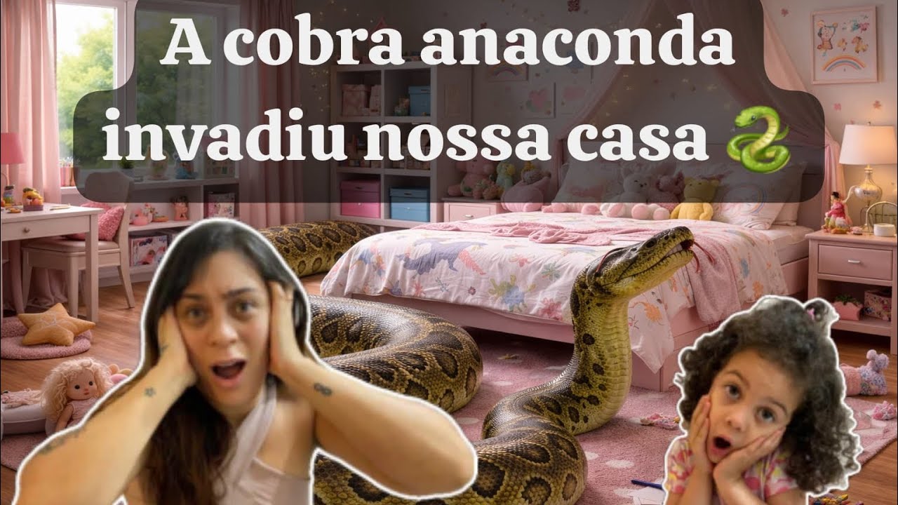 TEM UMA COBRA NO MEU QUARTO! 😱🐍 ⚠️😱😱