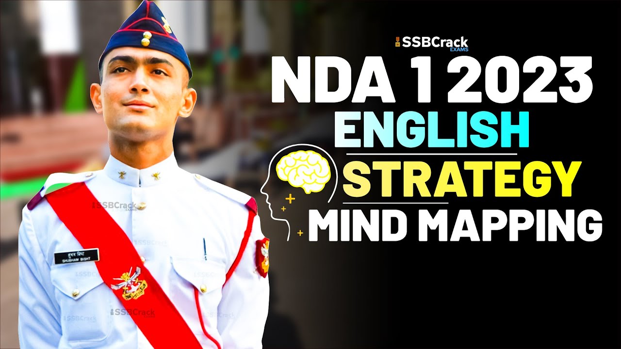 NDA 1 2023 Exam English Complete Study Plan & Mind Mapping