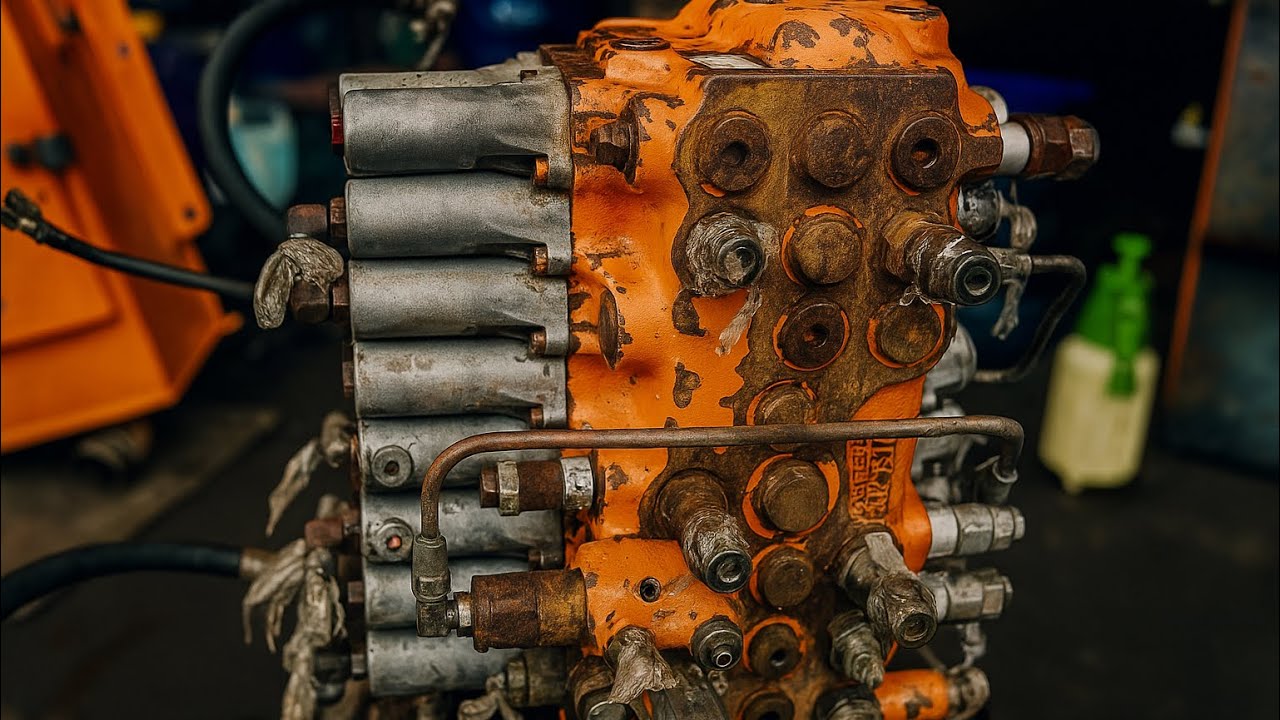 Hitachi Zaxis 70 | Control Valve Maintenance & Hydraulic Service