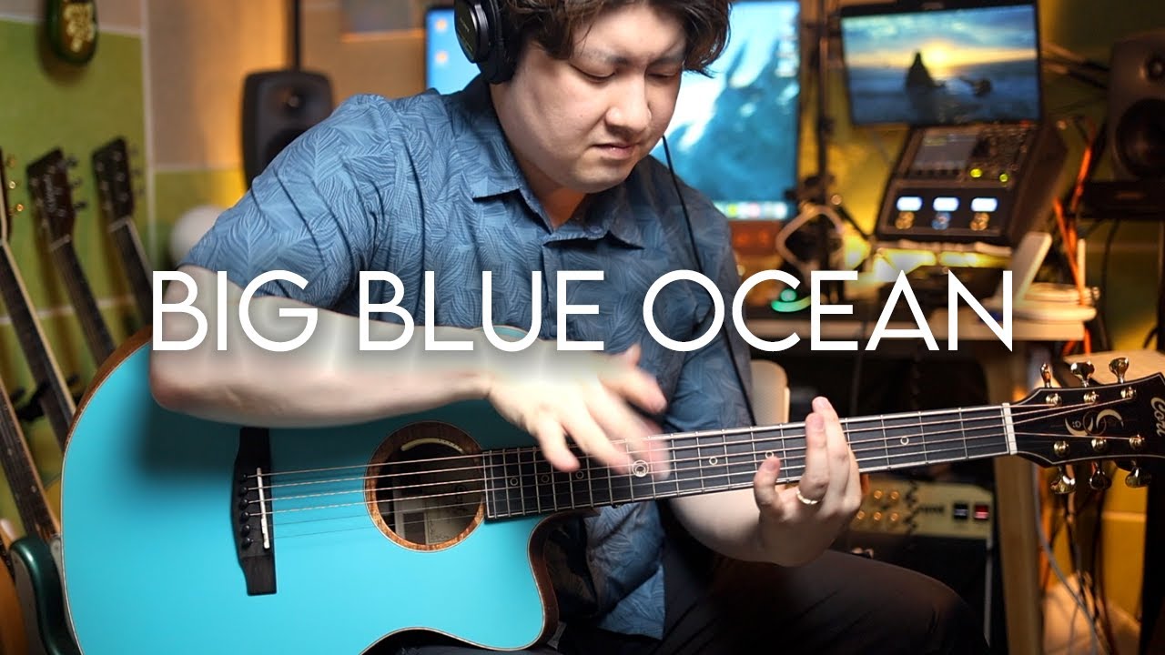 더운날 시원하게 기타 후드러패는 노래 | Kotaro Oshio - Big Blue Ocean (ft. 콜트 블루문)