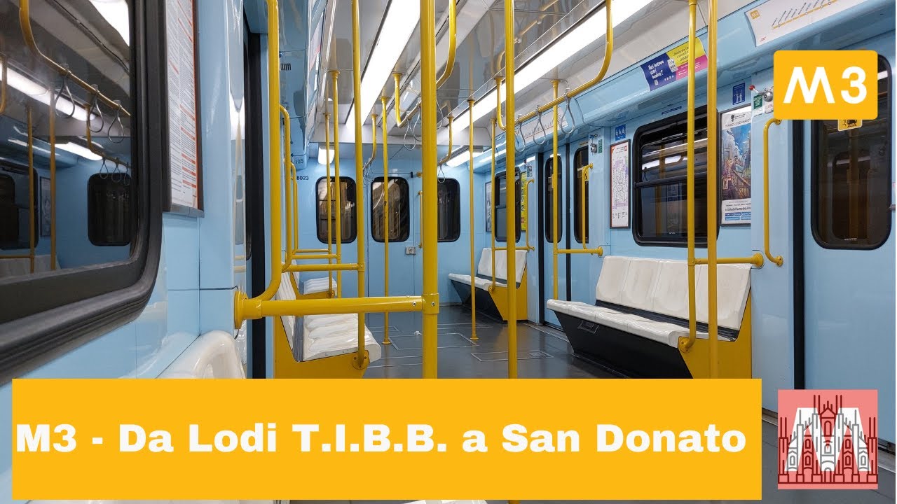 🔶 M3 - In viaggio da Lodi T.I.B.B. a San Donato