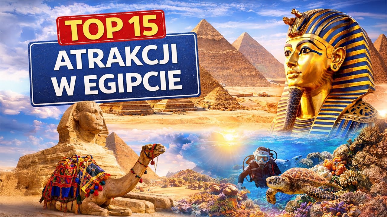 EGIPT 🇪🇬 Co warto zobaczyć? TOP 15 MIEJSC I ATRAKCJI!