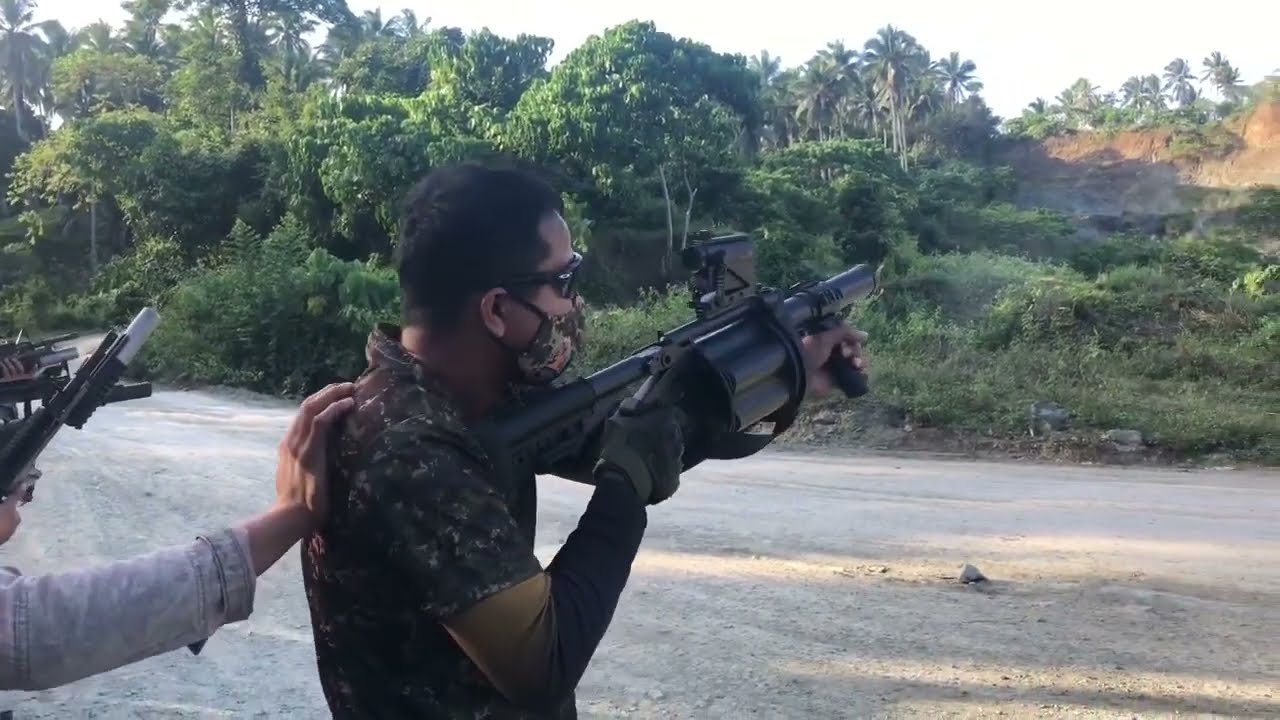 Ripple Effect XRGL40 40mm six shot revolver grenade launcher test fire | Philippine Army