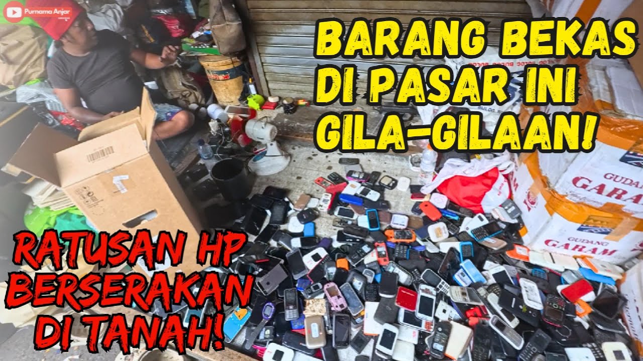 🔥 PASAR LOAK PALING GILA HP, KAMERA, LAPTOP, SEMUA ADA DI SINI!
