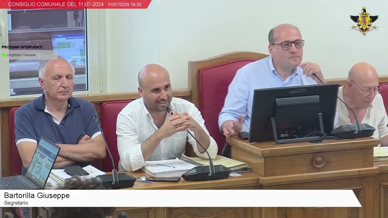 CONSIGLIO COMUNALE DI BRONTE DEL 11 07 2024