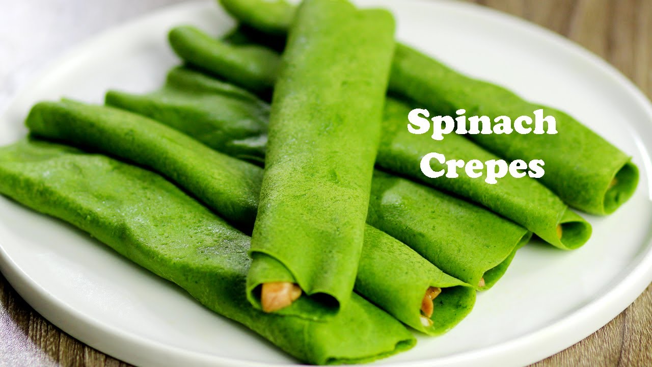 Spinach Crepes