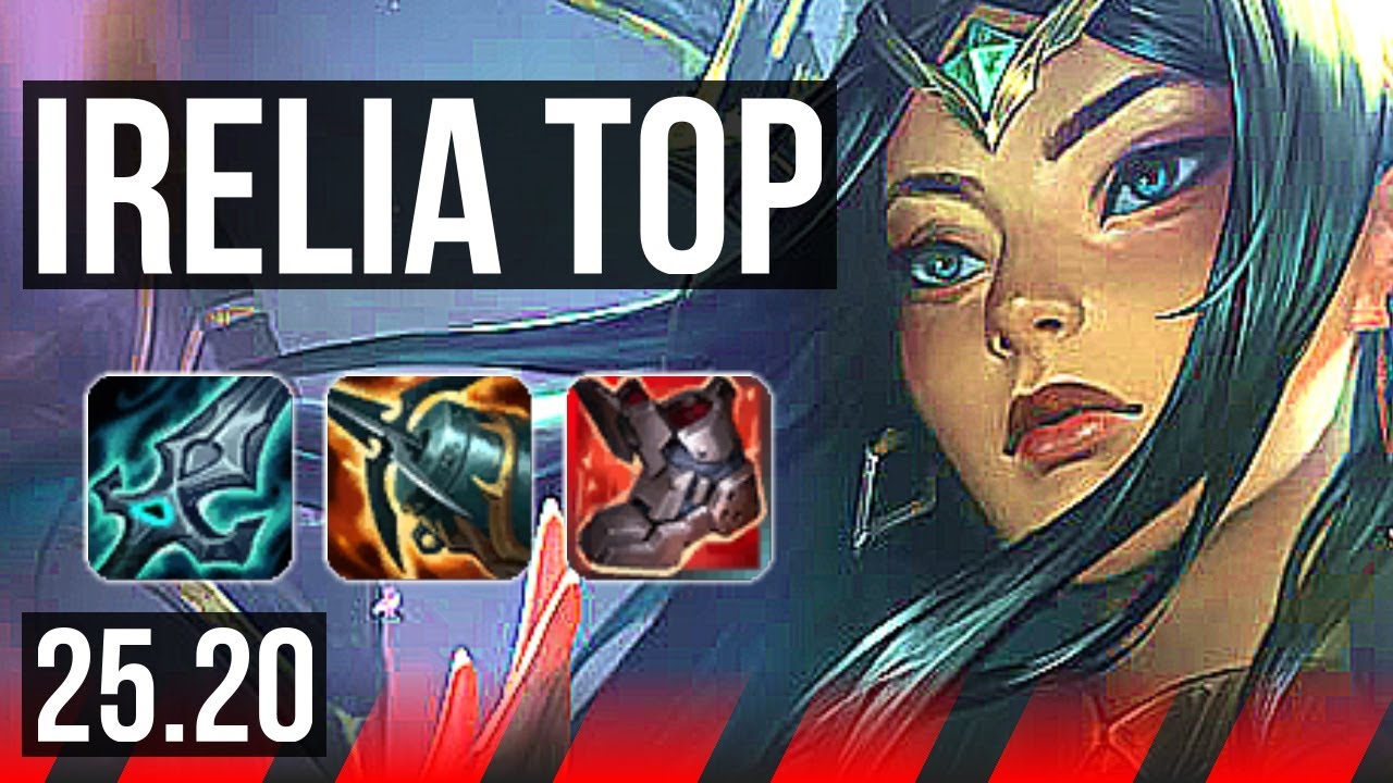 IRELIA vs FIORA (TOP) | Dominating | EUW Grandmaster | 25.20