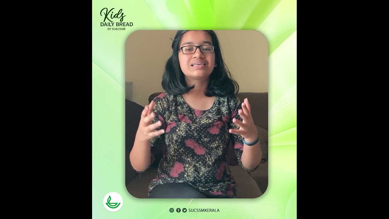 Kidz Daily Bread | Malayalam Morning Devotion |  Meeva Merin Philip | SU&CSSM | Episode 101