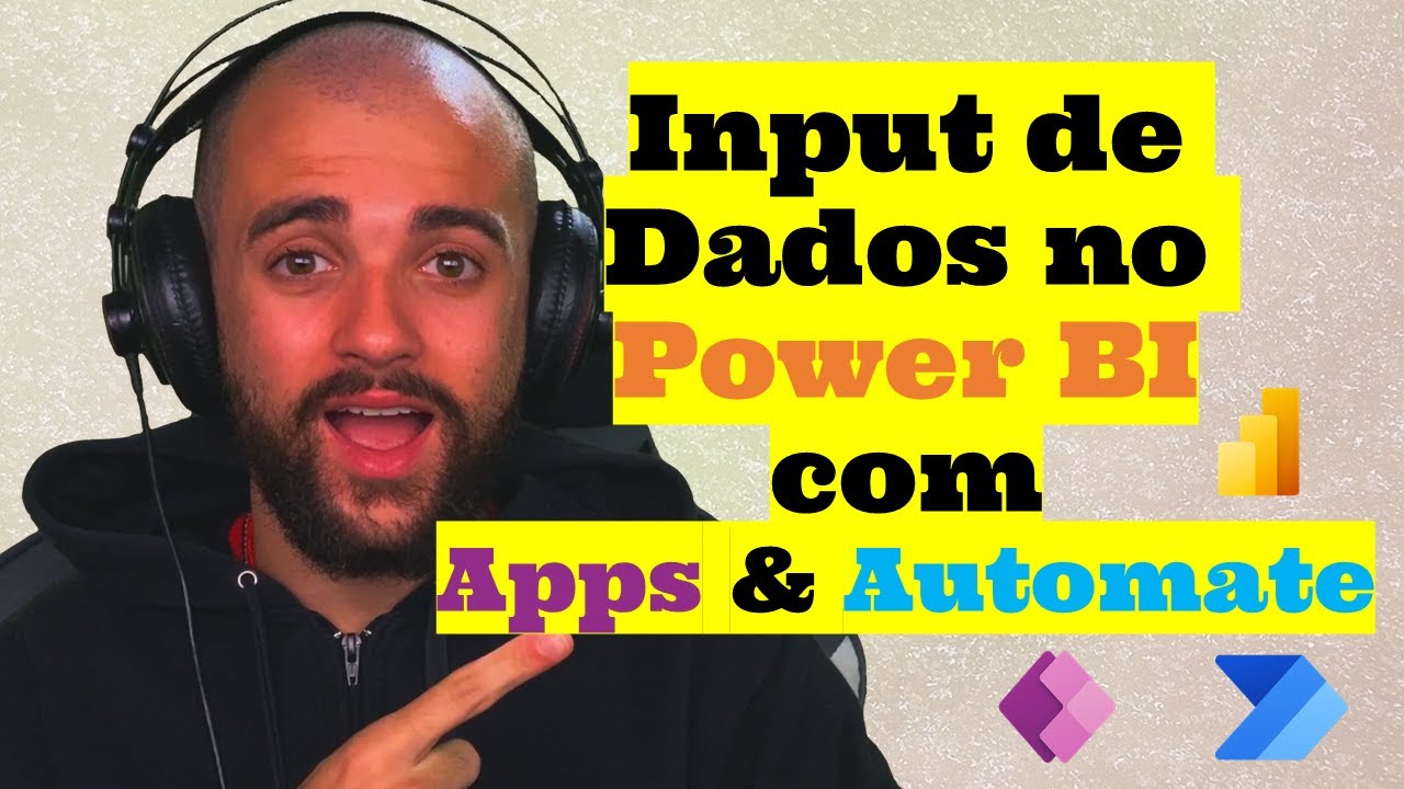 Como criar Entrada de Dados dentro do Power BI com Power Apps & Power Automate