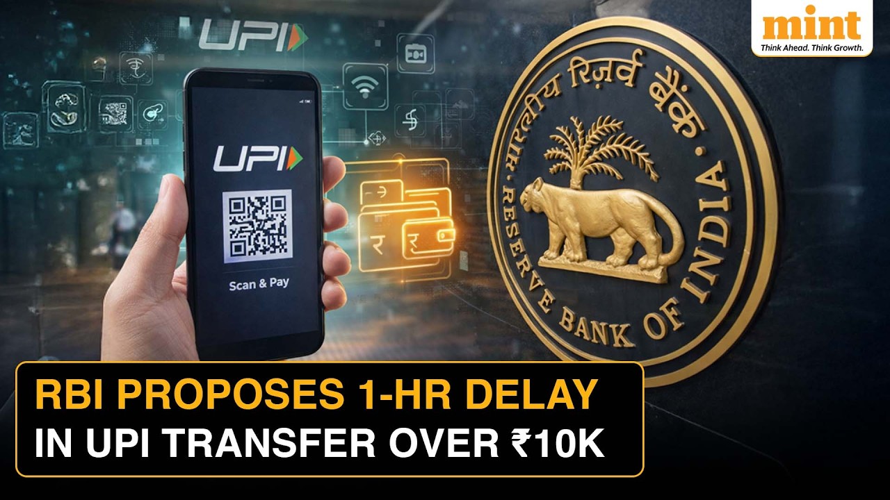 RBI&rsquo;s New UPI Proposal Explained: 1-hour Wait On Large Payments To Tackle Fraud
