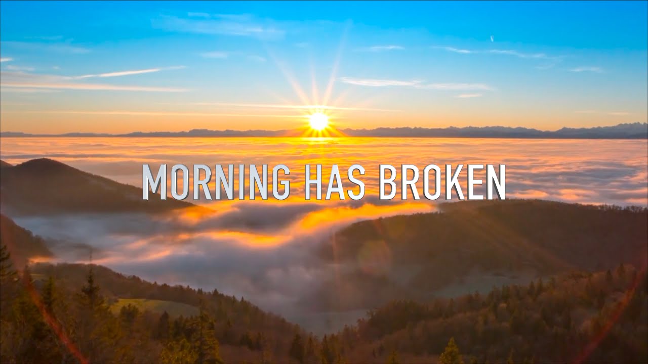 Morning has broken - Piano Instrumental with Lyrics - Piano Accompaniment for Worship