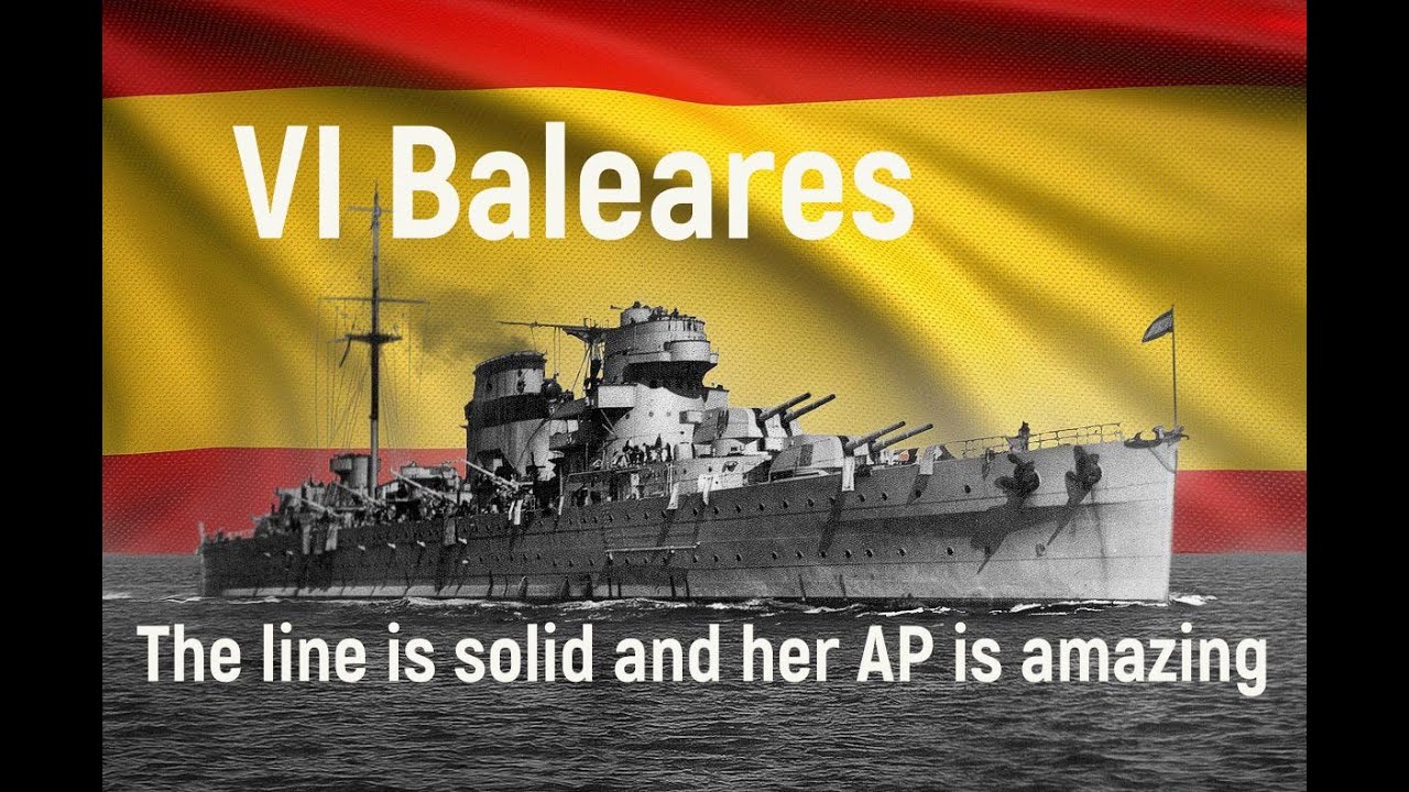 World of Warships - Baleares Review, her AP is amazing