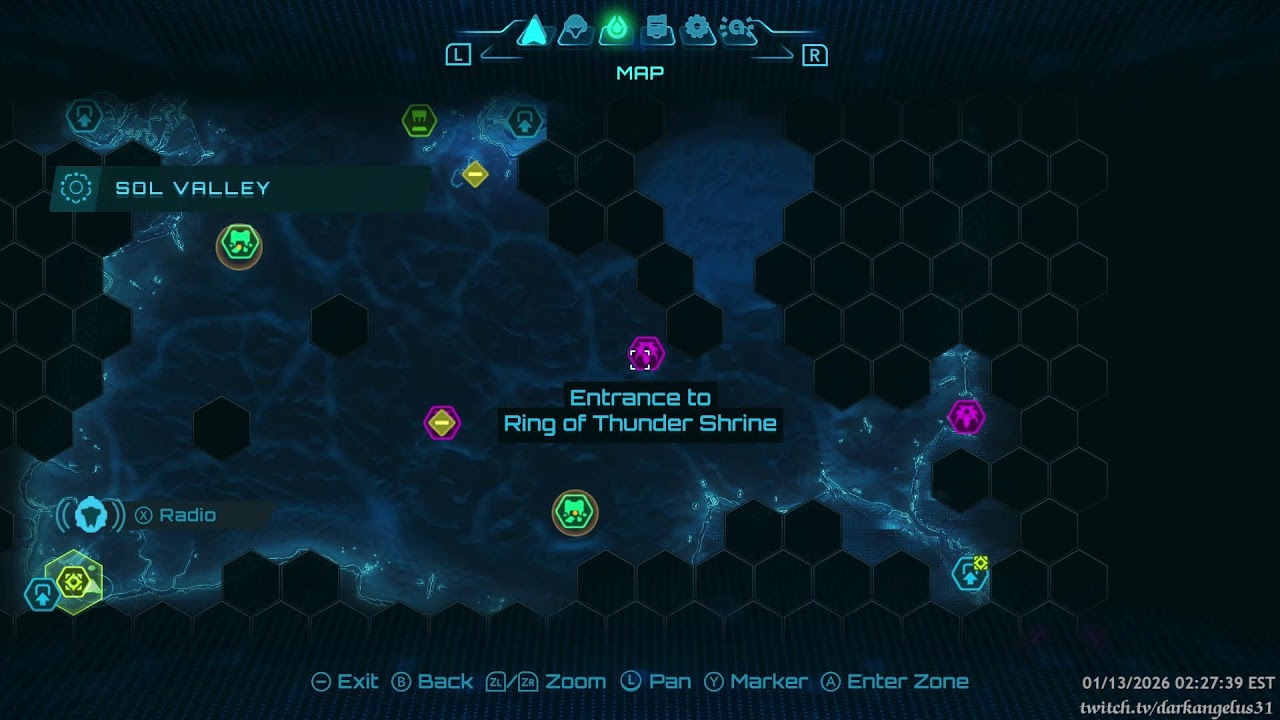 Samus has cleared the Ice Belt and has reached the Flare Pool w/ an Ice Beam in hand
