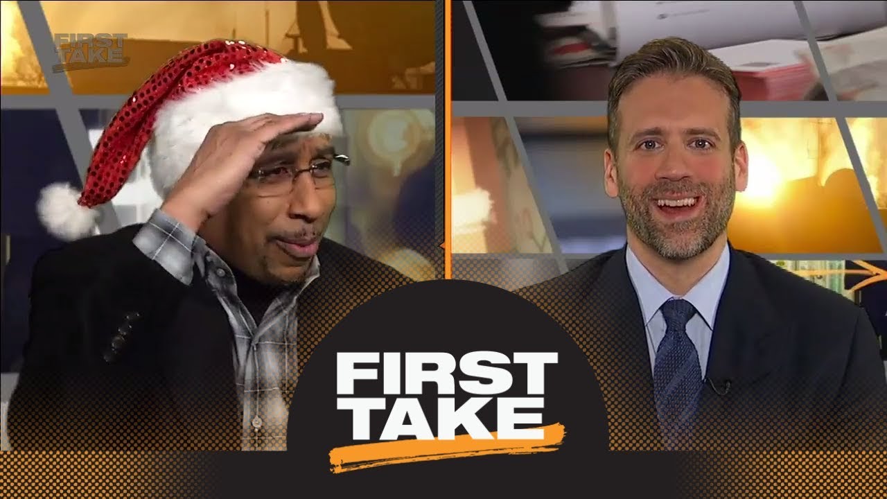Stephen A. Smith trolls Cowboys fans in hilarious Christmas fashion | First Take | ESPN