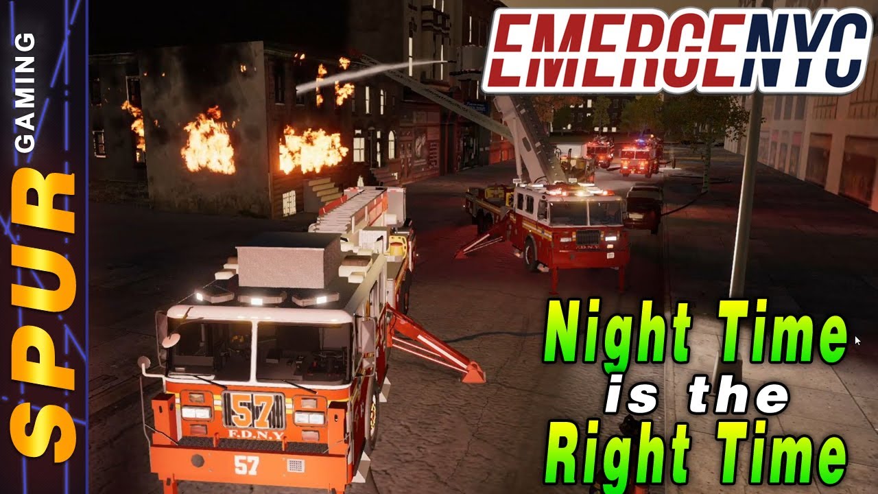 FDNY Old Engine 32 Responding to Late Evening 10-75 | EmergeNYC
